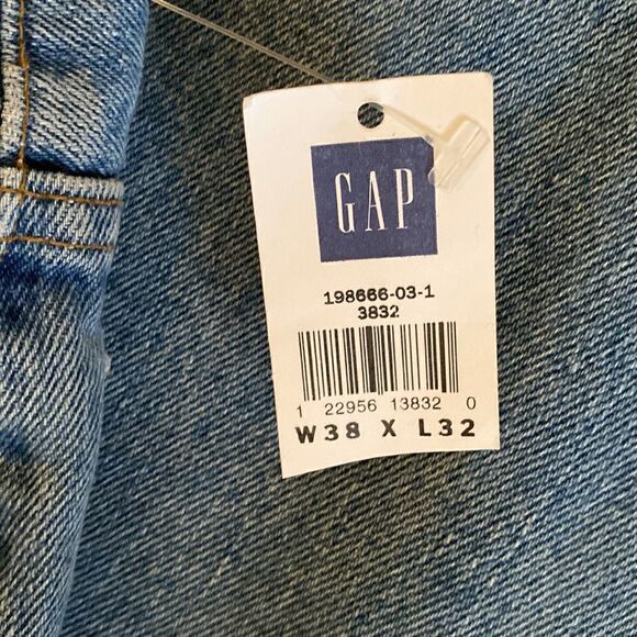 NWT Gap Loose Fit Straight Leg Jeans Size 38x32 - Picture 4 of 13